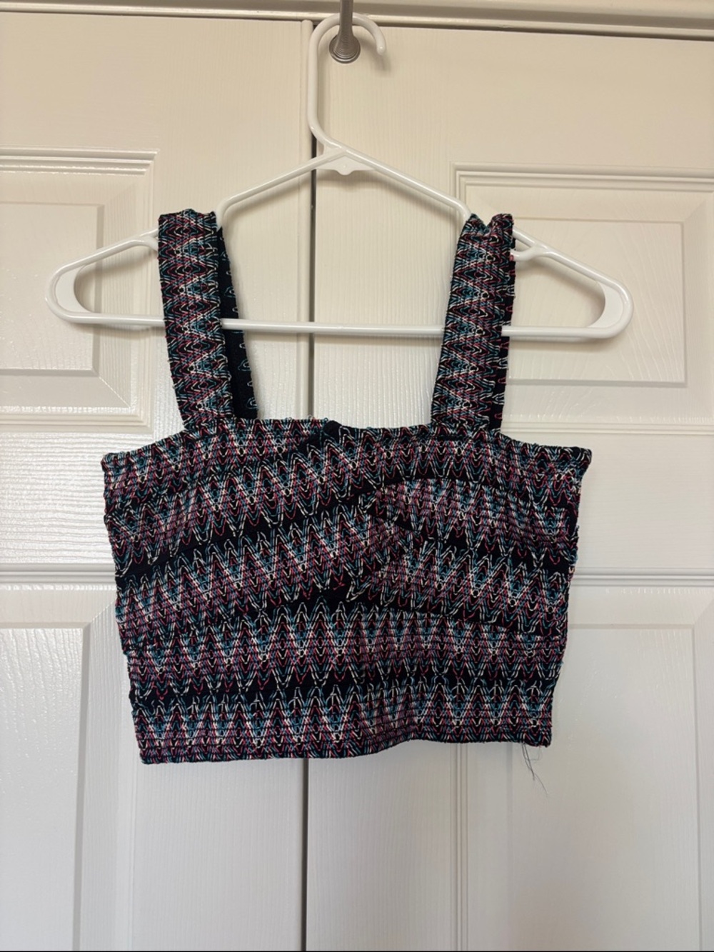 Zara Trafulac Elastic Multicolor Crop Tank Top - Women